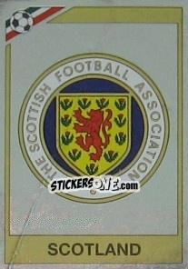 Sticker Badge Scotland - FIFA World Cup Mexico 1986 n. 328 - Panini