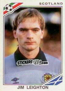 Sticker Jim Leighton - FIFA World Cup Mexico 1986 n. 330 - Panini