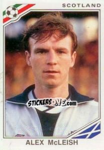 Sticker Alex McLeish - FIFA World Cup Mexico 1986 n. 332 - Panini