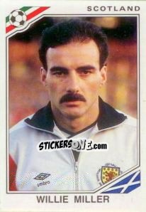 Cromo Willie Miller - FIFA World Cup Mexico 1986 - Panini