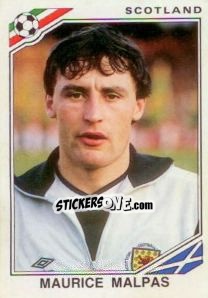 Sticker Maurice Malpas - FIFA World Cup Mexico 1986 n. 334 - Panini