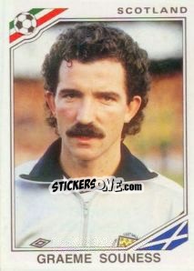 Sticker Graeme Souness - FIFA World Cup Mexico 1986 n. 336 - Panini