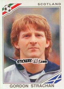 Sticker Gordon Strachan - FIFA World Cup Mexico 1986 n. 339 - Panini