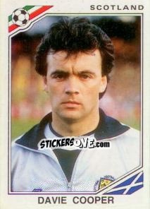 Sticker Davie Cooper - FIFA World Cup Mexico 1986 n. 344 - Panini