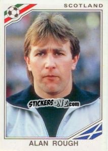 Sticker Alan Rough - FIFA World Cup Mexico 1986 - Panini