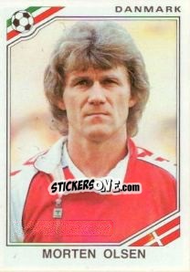 Sticker Morten Olsen - FIFA World Cup Mexico 1986 - Panini