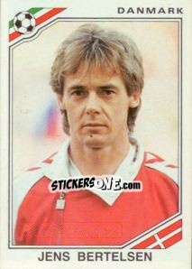 Sticker Jens Bertelsen - FIFA World Cup Mexico 1986 - Panini