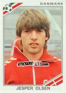 Figurina Jesper Olsen - FIFA World Cup Mexico 1986 n. 357 - Panini