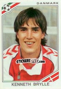Sticker Kenneth Brylle - FIFA World Cup Mexico 1986 n. 362 - Panini