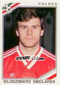 Cromo Wlodzimierz Smolarek - FIFA World Cup Mexico 1986 - Panini