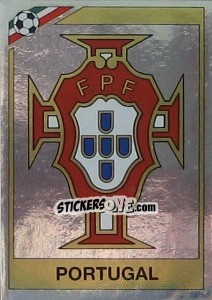 Sticker Badge Portugal - FIFA World Cup Mexico 1986 n. 382 - Panini