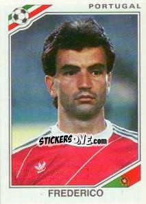 Cromo Frederico - FIFA World Cup Mexico 1986 - Panini