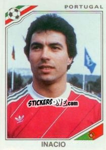 Sticker Inacio - FIFA World Cup Mexico 1986 - Panini