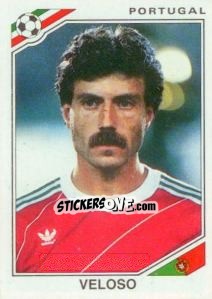 Sticker Veloso - FIFA World Cup Mexico 1986 - Panini