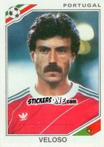 Cromo Veloso - FIFA World Cup Mexico 1986 n. 390 - Panini