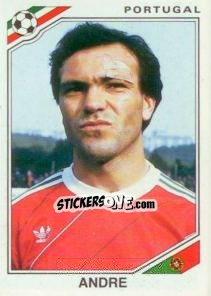 Sticker André - FIFA World Cup Mexico 1986 n. 391 - Panini