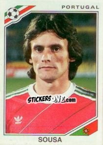 Cromo Sousa - FIFA World Cup Mexico 1986 - Panini