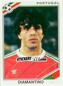 Sticker Diamantino - FIFA World Cup Mexico 1986 n. 397 - Panini