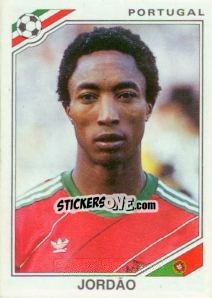 Sticker Jordao - FIFA World Cup Mexico 1986 - Panini