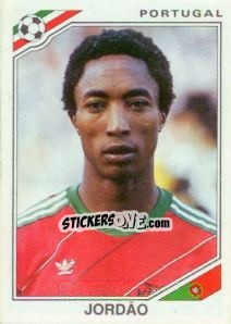 Cromo Jordao - FIFA World Cup Mexico 1986 - Panini