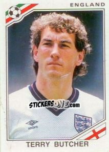 Figurina Terry Butcher - FIFA World Cup Mexico 1986 - Panini