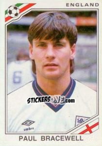 Cromo Paul Bracewell - FIFA World Cup Mexico 1986 - Panini