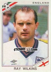 Sticker Ray Wilkins - FIFA World Cup Mexico 1986 n. 410 - Panini