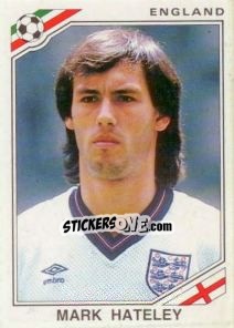 Sticker Mark Hateley - FIFA World Cup Mexico 1986 n. 413 - Panini