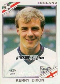 Cromo Kerry Dixon - FIFA World Cup Mexico 1986 n. 414 - Panini