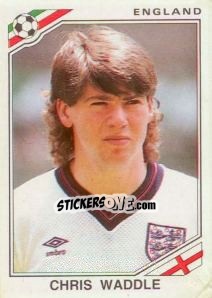 Sticker Chris Waddle - FIFA World Cup Mexico 1986 - Panini