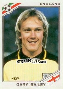 Sticker Gary Bailey - FIFA World Cup Mexico 1986 n. 417 - Panini