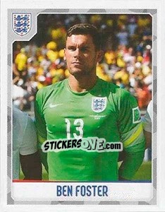 Sticker Ben Foster - England 2016 n. 5 - Panini