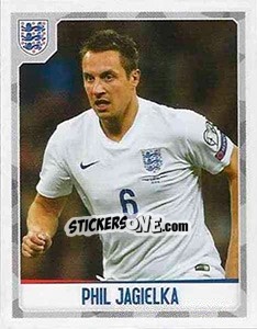 Figurina Phil Jagielka - England 2016 - Panini