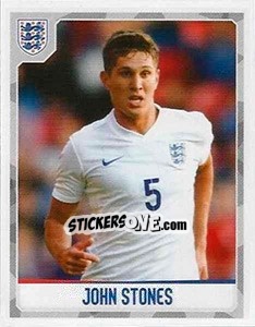 Sticker John Stones - England 2016 n. 11 - Panini