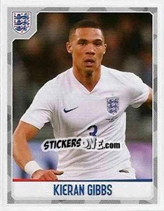 Sticker Kieran Gibbs - England 2016 n. 20 - Panini