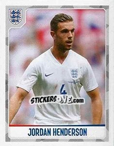 Sticker Jordan Henderson - England 2016 - Panini