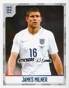 Sticker James Milner - England 2016 n. 27 - Panini