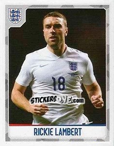 Sticker Rickie Lambert - England 2016 n. 37 - Panini