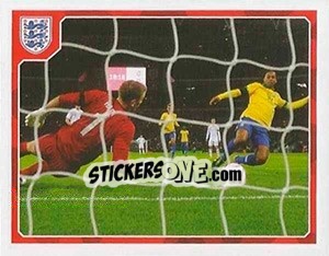 Sticker Joe Hart v Ronaldinho - England 2016 n. 47 - Panini