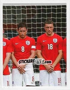 Figurina Frank Lampard / Rickie Lambert - England 2016 - Panini