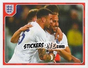 Figurina Kyle Walker and Andros Townsend - England 2016 - Panini