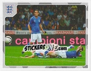 Sticker Phil Jagielka v Italy - England 2016 - Panini