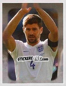 Cromo Steven Gerrard - England 2016 - Panini