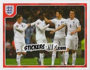 Sticker Goal celebration - England 2016 - Panini