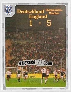 Figurina Deutschland 1 Germany 5 (Scoreboard) - England 2016 n. 107 - Panini