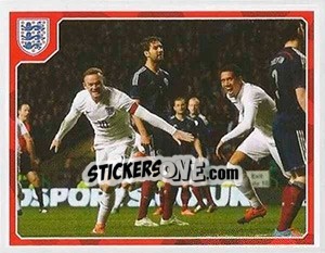 Sticker Wayne Rooney / Chris Smalling - England 2016 n. 109 - Panini
