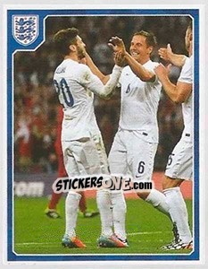 Sticker Adam Lallana, Phil Jagielka - England 2016 n. 135 - Panini