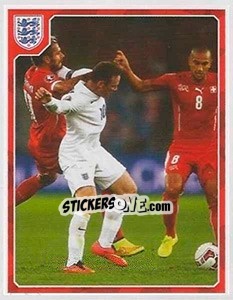 Sticker Wayne Rooney / Gökhan Inler - England 2016 n. 152 - Panini