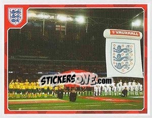Sticker England v Lithuania - England 2016 n. 154 - Panini