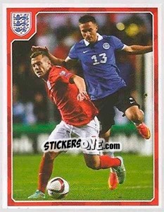 Sticker Jack Wilshere / Martin Vunk (Estonia) - England 2016 n. 160 - Panini